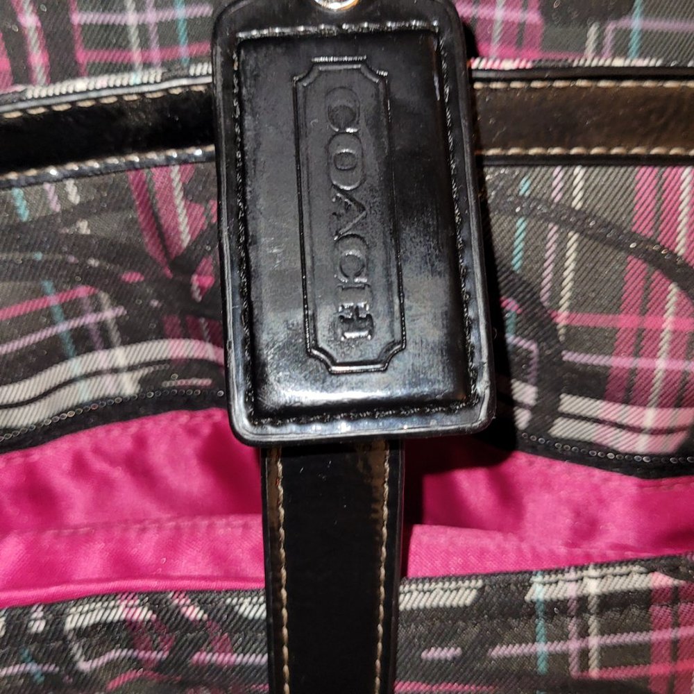 Coach Tartan diaper bag - Picture 3 of 6